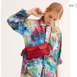 Mila leather crossbody